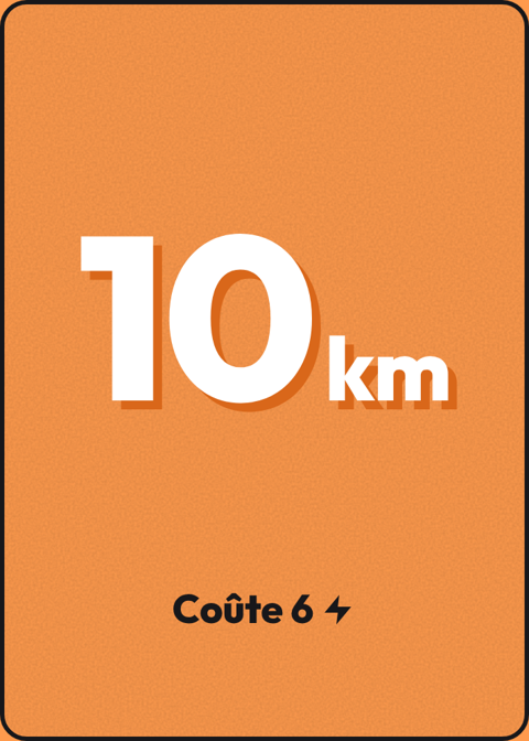 Carte Distance 10 km